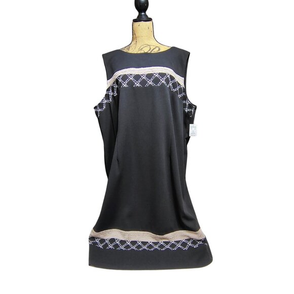 Maya Brooke Almond Black 2 Piece Jacket Dress Set 24W Formal Wedding Church NWT - Picture 7 of 13